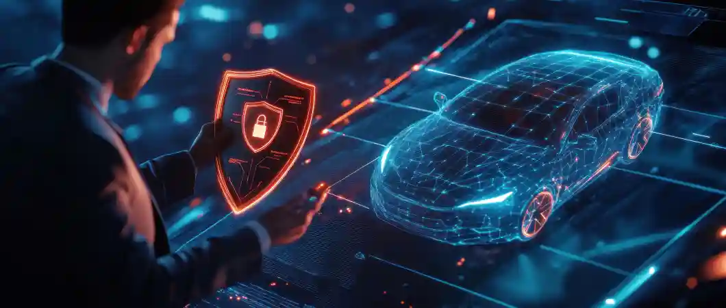 Connected vehicle cybersecurity featuring digital vehicle protection, secure ECUs, and network threat prevention 