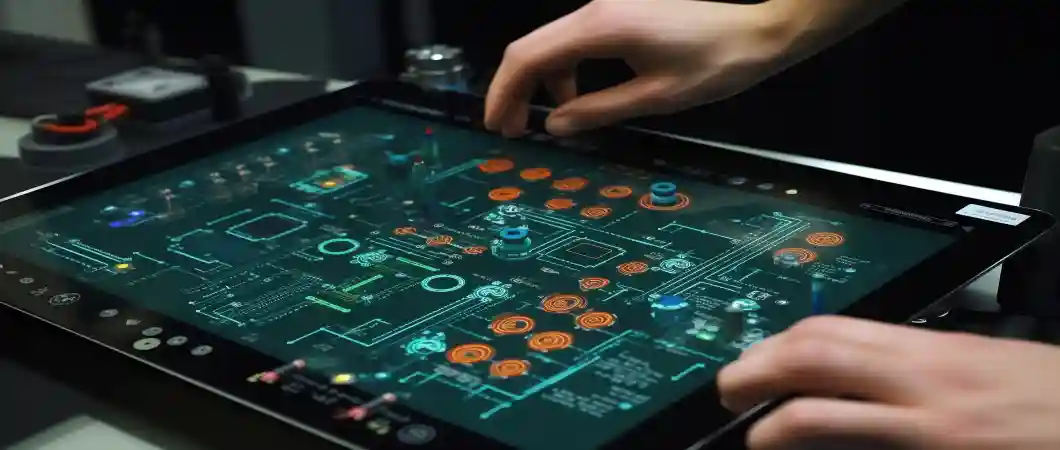 Smart IoT and embedded engineering solution for industrial equipment monitoring and connected device control.